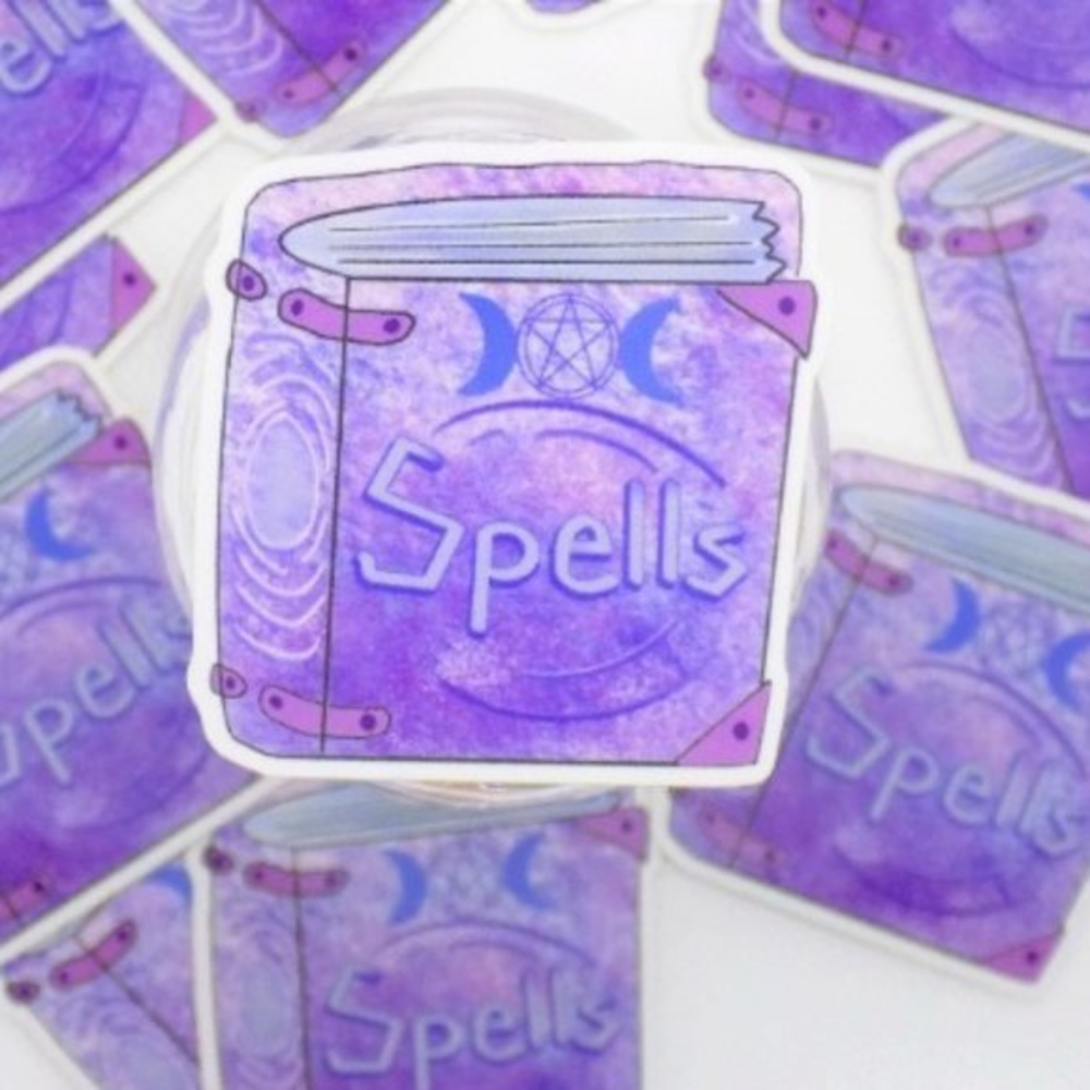 Spell Book Sticker / Witch Stickers / Magic
